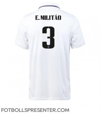 Real Madrid Eder Militao #3 Hemma Matchtröja 2022-23 Kortärmad